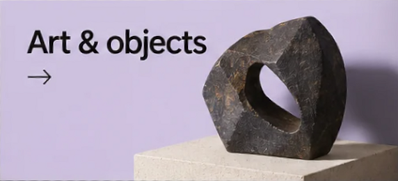Art and objects — original sculptural stone piece
